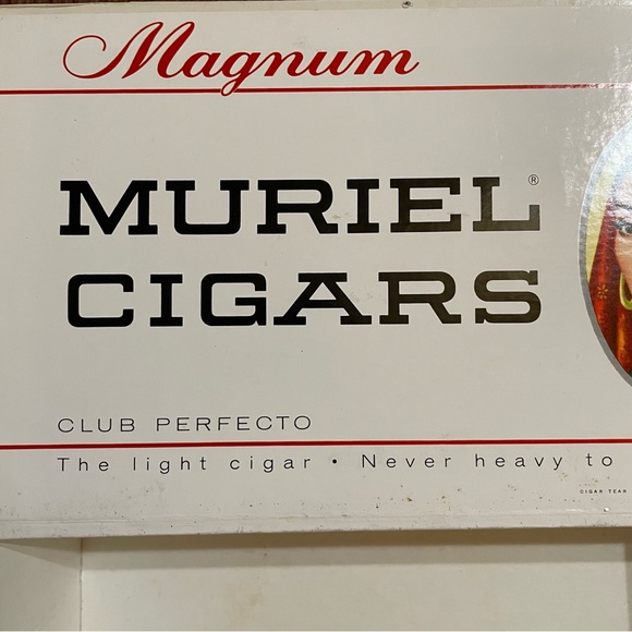 Vintage MURIEL Cigars Magnum Cigar Box-10 Cent Each 9.5" x 5.25" x 3.25" approx - Picture 6 of 16